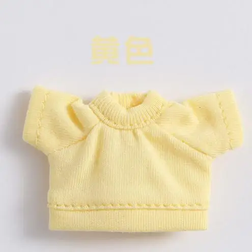 Новинка OB BJD Милая юбка/футболка платье куклы одежда для ob11, obitsu11, molly, 1/12 bjd куклы аксессуары Одежда - Цвет: yellow tshirt