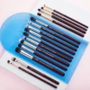 Jessup Makeup Brushes Set 15pcs Professional Eye Shadow Makeup Brush Kits Eyeshadow Eyeliner Blending Eyebrow Goat Hair 2