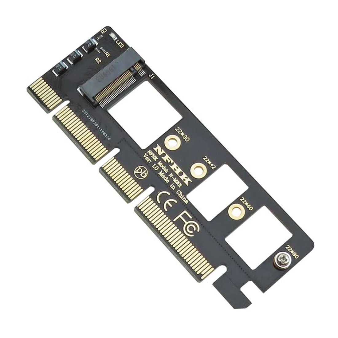 XT-XINTE PCIE to M.2 NVME Adapter XP941 SM951 PM951 A110 Converter PCI-E PCI Express 3.0 X4 X8 X16 to M Key M.2 NVME AHCI SSD