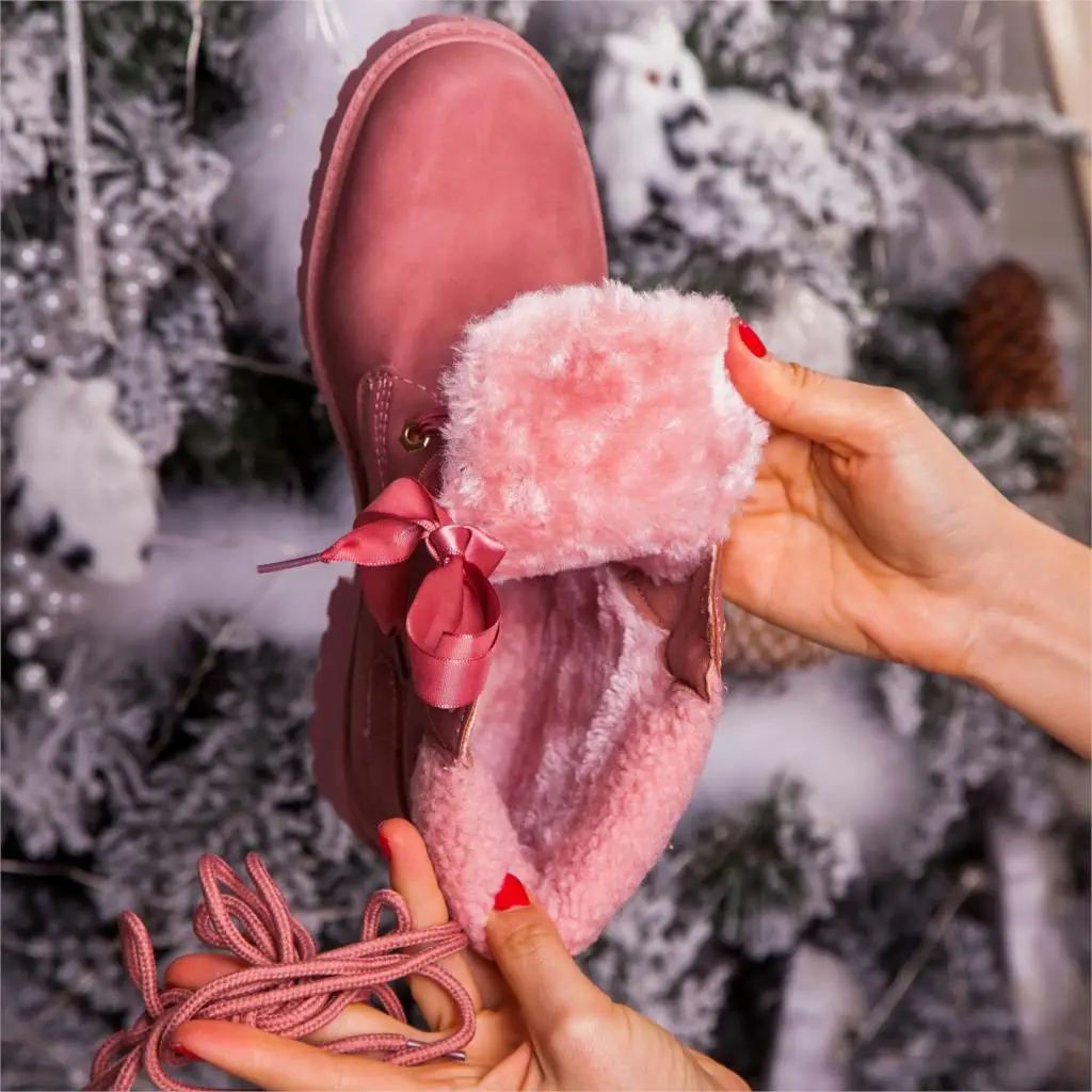 Tanie Fujin damskie buty śniegowe 2020 nowe śniegowce damskie zimowe nowe damskie buty zimowe damskie ciepłe damskie buty bawełniane buty