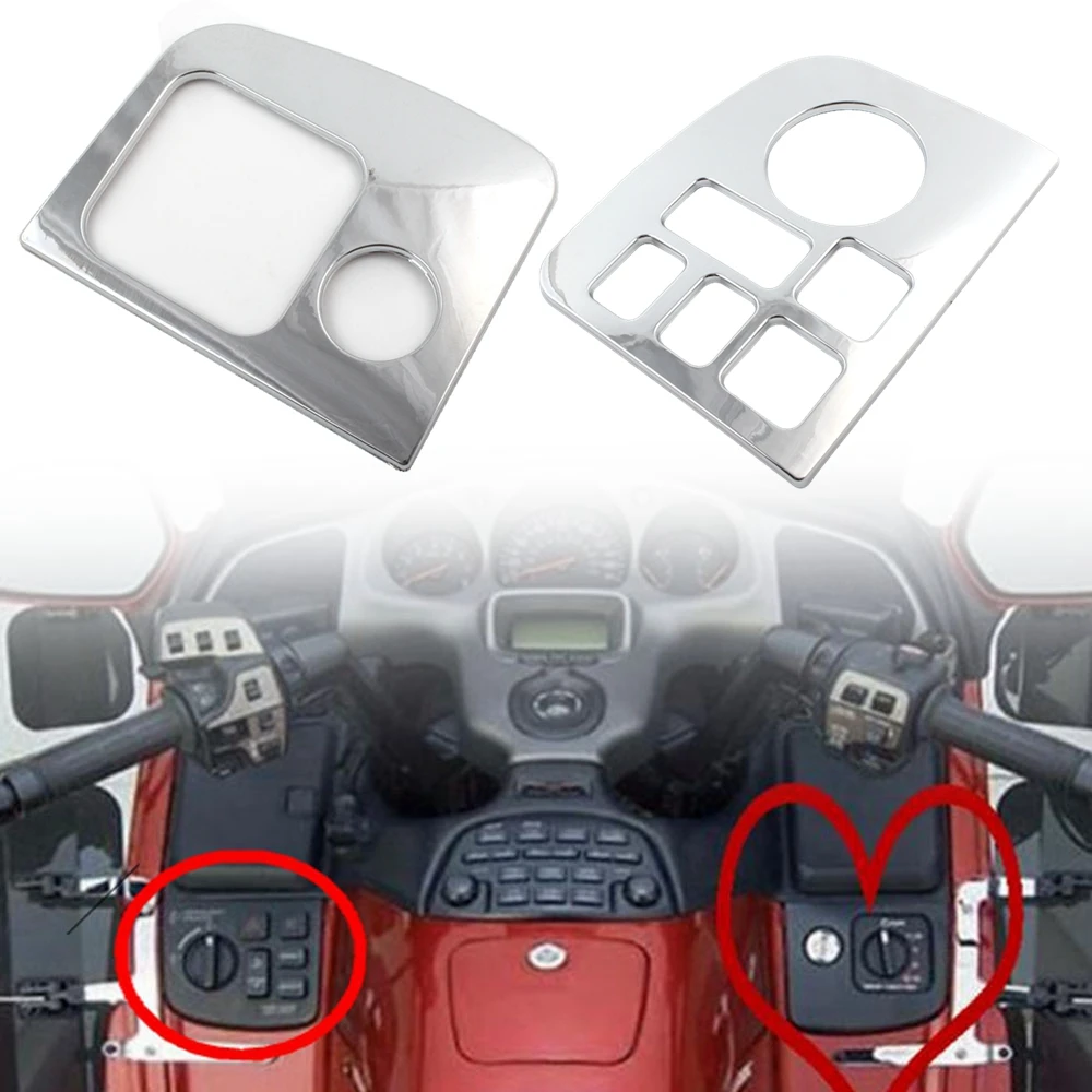 Left & Right Side Fairing Control Accent Decoration Accessories For Honda Goldwing GL 1800 GL1800 2001-2005 motorcycle fairing motorcycle accessories
