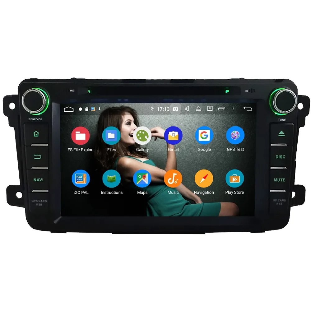 Clearance Klyde IPS 4G WIFI Android 9 Octa Core 4GB RAM 64GB ROM DSP Car DVD Multimedia Player Radio GPS Glonass For Mazda CX-9 2007-2018 2