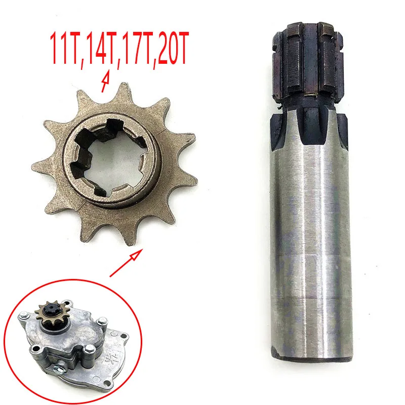 Зубчатый редуктор T8F для скутера мотор мотора 33cc 43cc 49cc 11 14 17 20|Звездочка цепи| |