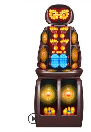 Массажер для всего тела, многофункциональный массажный коврик для плеч, шеи, талии, спины, шейного позвонка, Массажная подушка для Леа - Цвет: B
