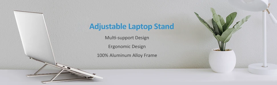 Laptop Stand Aluminum Alloy Adjustable Multi-angle Laptop Stand 2 Adjustable Laptop Stand