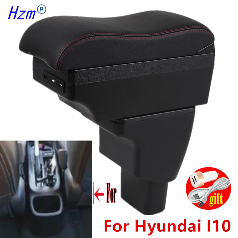 For grand I10 armrest box For Hyundai I10 hb20 Car Armrest box Center