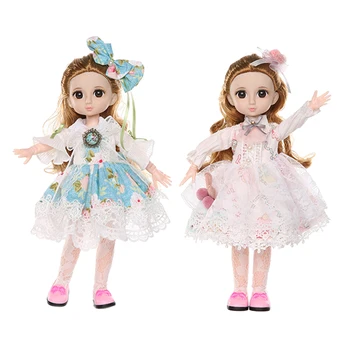 

32cm BJD Moveable Jointed Flexible Doll Toy Kids Gift & Costum