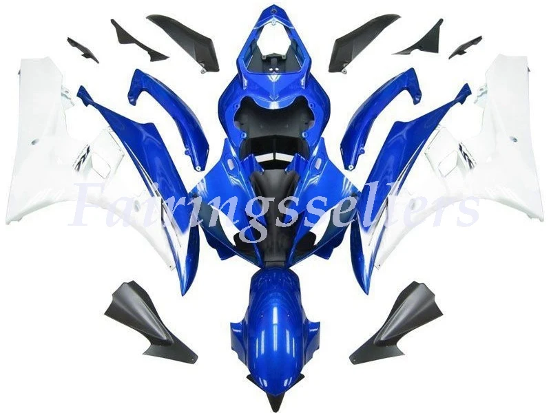 Новые ABS Пластиковые обтекатели подходят для Yamaha Обтекатели YZFR6 2006 2007 обтекатель кузова YZF R6 06 07 на заказ синий черный белый