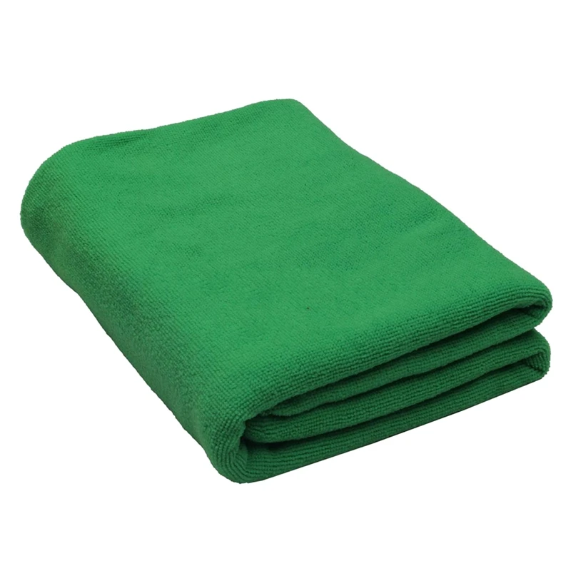 2x большое полотенце из микрофибры, спортивное, для ванной, для спортзала, быстросохнущее, для путешествий, для плавания, кемпинга, пляжа - Цвет: Green