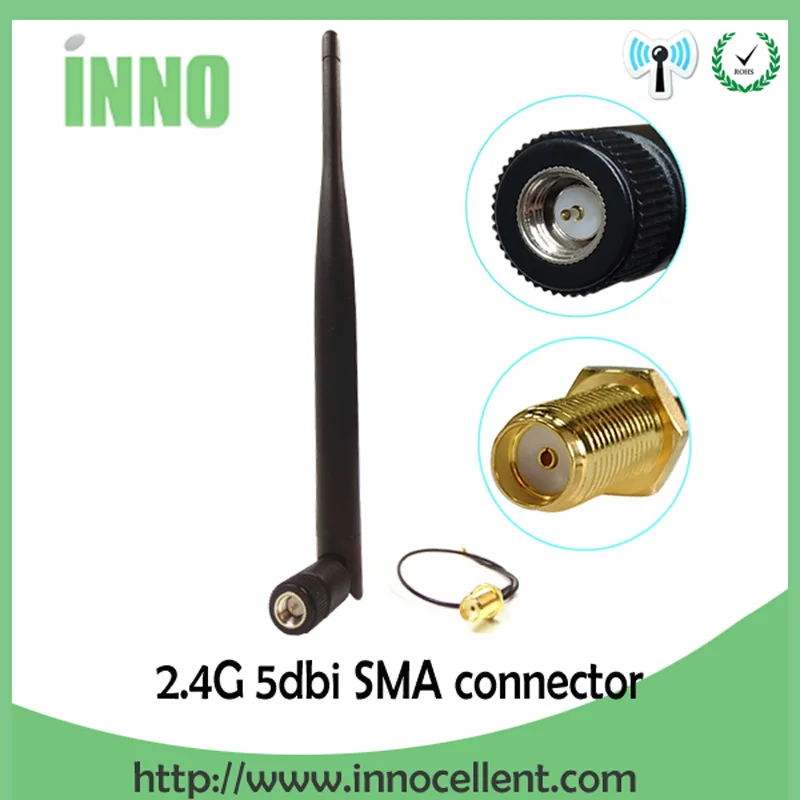 2 4 ГГц антенна wifi 5dBi SMA штекер wi fi для бустер Wifi 21 см ufl./ IPX 1 13 Кабель Pigtail|5dbi antenna|antenna