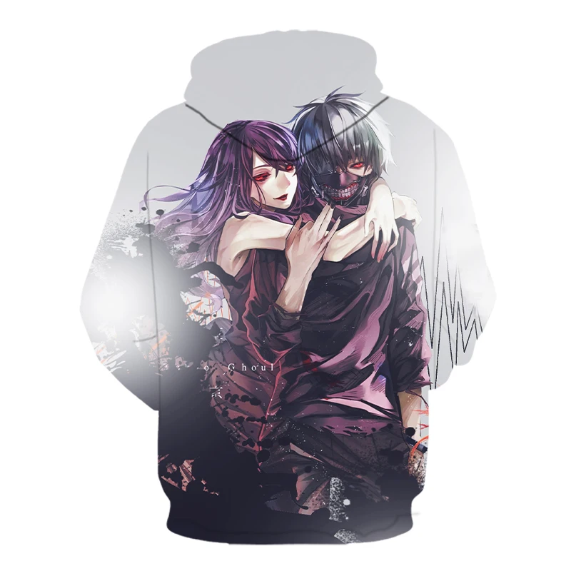 3D, толстовки с капюшонами, пальто, одежда с надписью «Tokyo Ghoul Для мужчин Для женщин Толстовка Harajuku для мальчиков толстовки с капюшоном и с рисунком из аниме 3D балахон с надписью «Tokyo Ghoul толстовки