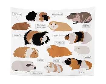 

Infographic Design Classification for Types of Rodent Breeds Fabric Custom Decor