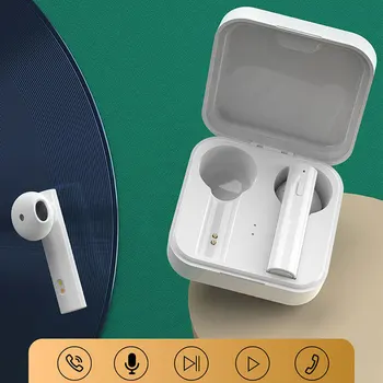 

Bluetooth 5.0 Earphone Stereo Wireless Headphones Sport Waterproof Handsfree Earbuds Headset with 260mAh Power Bank