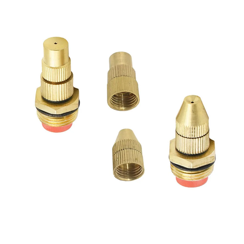 1/2 Inch Male Brass Mist Sprinkler Nozzle 1/4" Female  Garden Mist Sprinkler Copper Misting Cooling System 1pcs