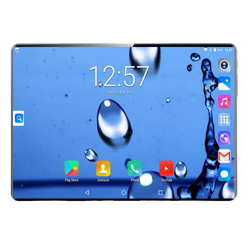 Дизайн, 10,1 дюймовый планшет, Android 9,0, 8 ядер, 6 ГБ+ 128 Гб ПЗУ, двойная камера, 8 Мп, SIM планшет, ПК, Wifi, gps, 4G, Lte, телефонный звонок