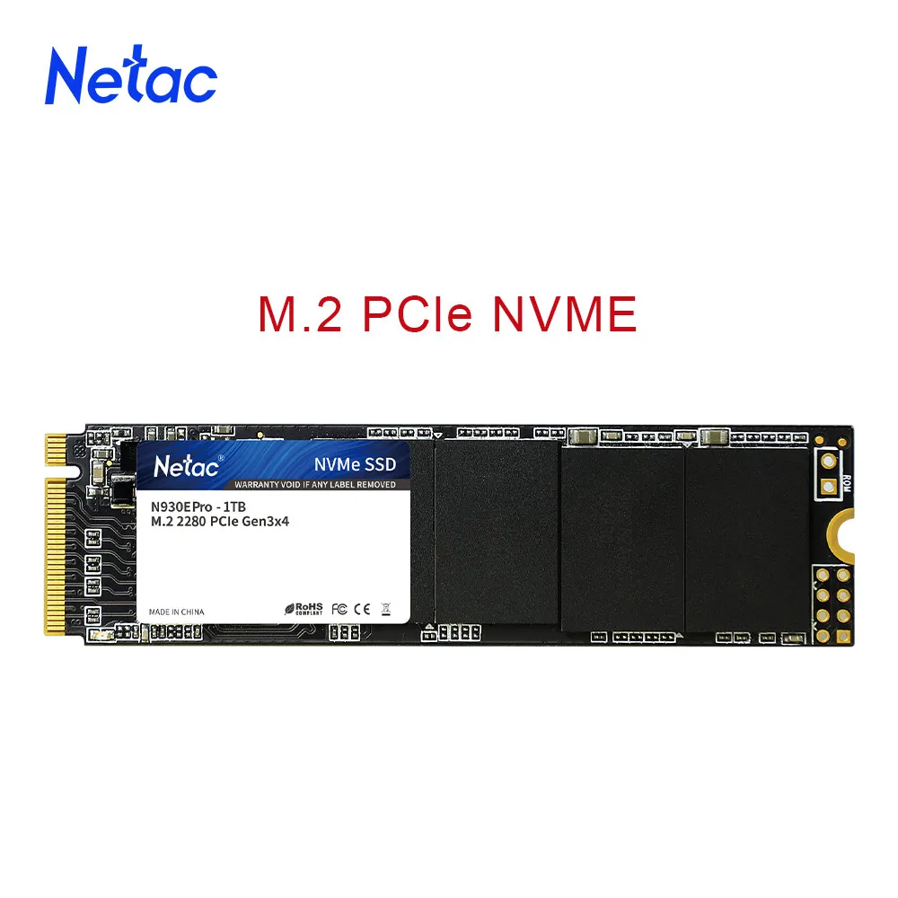 Netac M.2 ssd PCIe NVME SSD M2 1 ТБ 512GB 250GB твердотельный накопитель 2280 nvme внутренний жесткий