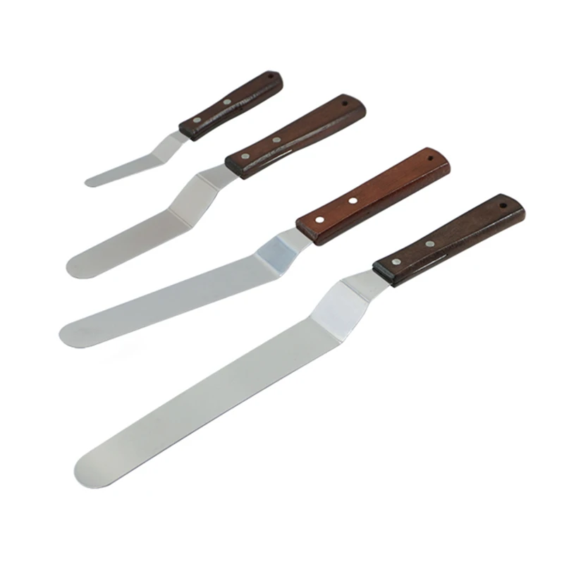 4/6/8/10 Inch Stainless Steel Spatula Butter Cream Icing Frosting Knife