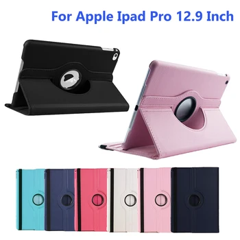 

360 Degree Rotation Cover For Ipad Pro 12.9 A1584 A1652 Pro 10.5 Air3 2019 Ultra Slim Magnetic Smart Flip Stand PU Leather Stand