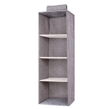 

Wardrobe Clothes Organizer PP Board Washable Moisture-proof Cotton Linen Container Closet Waterproof Storage Box Shelf Hanging
