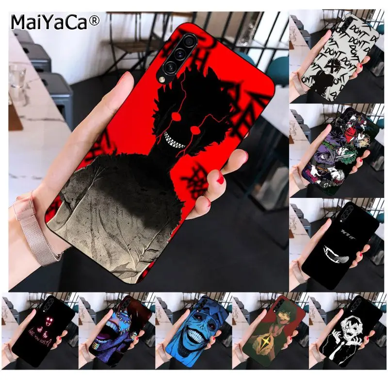 Мягкий чехол MaiYaCa из ТПУ для телефона Samsung A10 20s 71 51 10s 20 40 50 70 A9 2018 с темным аниме