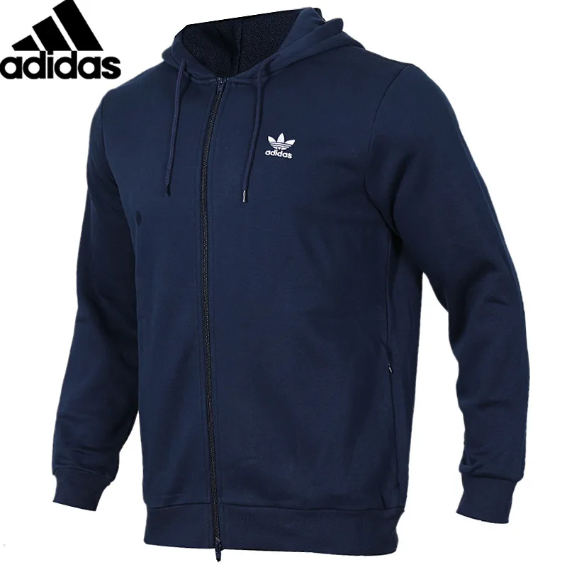 

Original Adidas New Arrival TRF FLC HOODIE Men's Down coat Hiking Down Sportswear DN6013