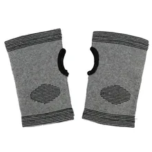 Высокоэластичная бамбуковая защита для запястья угольные рукавицы 1 шт. дышащие перчатки для бадминтона, тенниса, поддержки запястья, спортивные перчатки