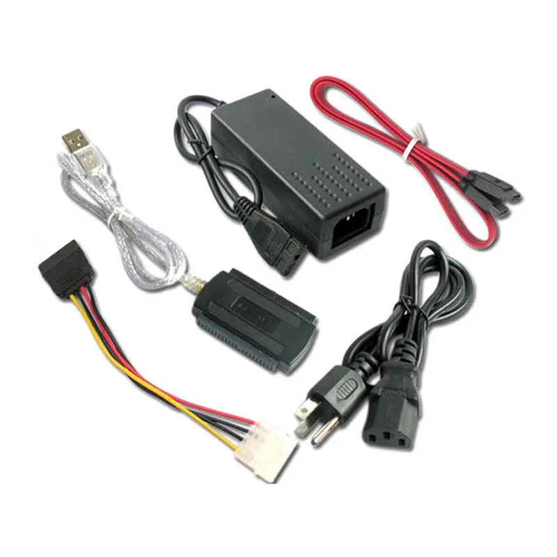 

1 set USB 2,0 zu IDE SATA S-ATA 2,5 3,5 Festplatte HD HDD Konverter Adapter Kabel