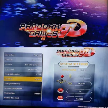 

Pandora 3D 2323 in 1 Box Arcade Version Jamma Game Board HDMI VGA for Coin Operated Game Machine Support 3P 4P Games USB