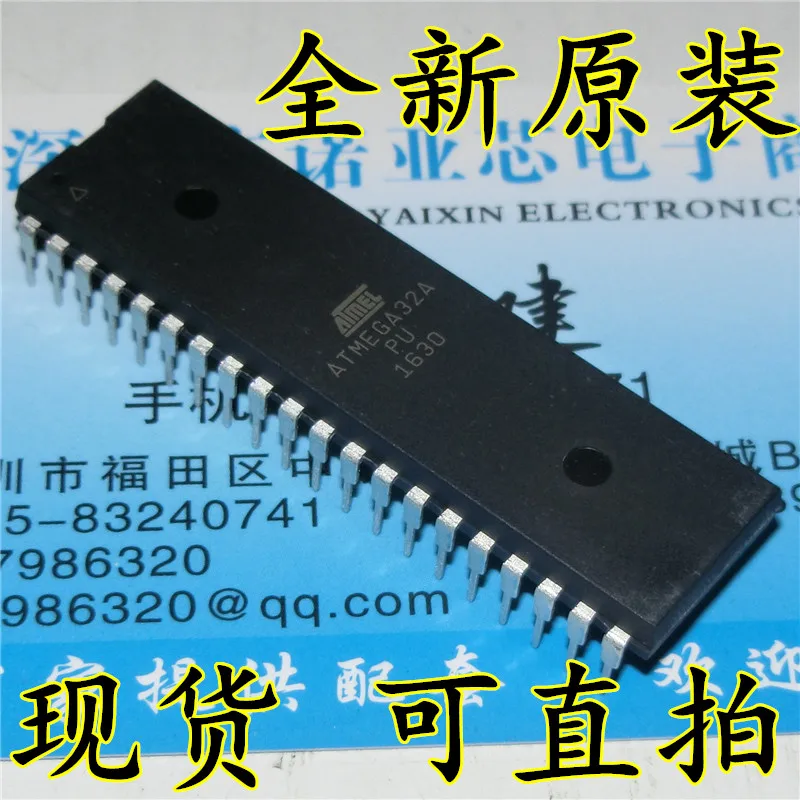 10 шт./лот совершенно аппарат не Привязанный к оператору сотовой связи ATMEGA32A-PU микроконтроллера управления 8-битный AVR DIP-40