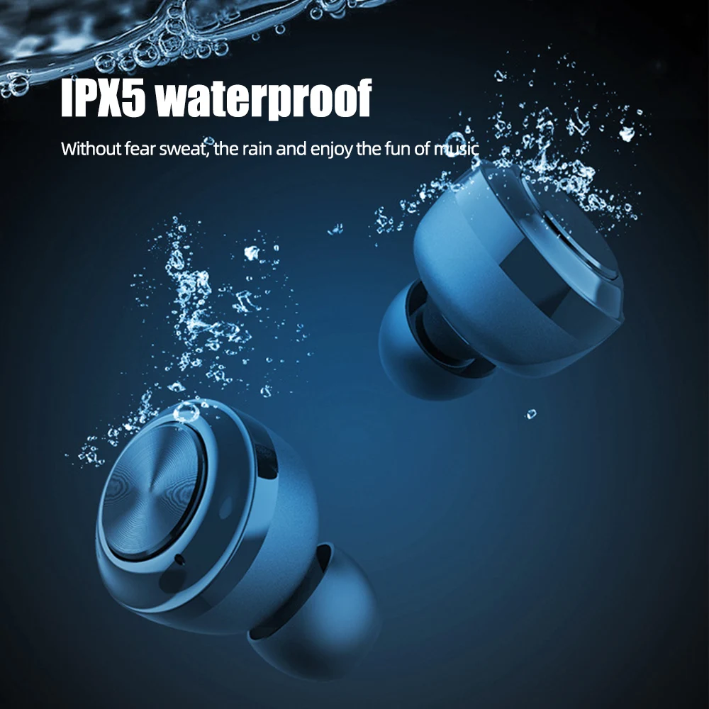  ACCEZZ Mini TWS Wireless Earphone Bluetooth 5 0 IPX4 Waterproof Stereoe Earbuds Micophone Headest 300mAh Sport Gaming Earphones