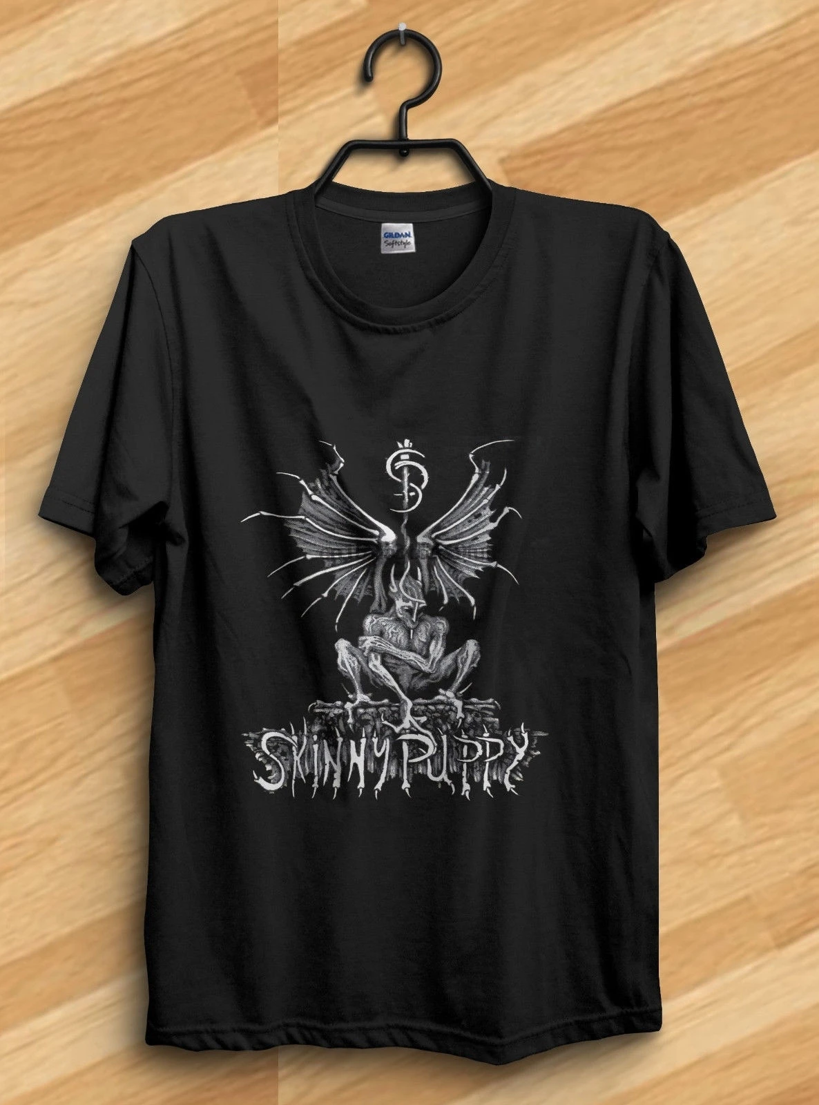 Vintage 1992 SKINNY PUPPY The Last Rights Tour T-Shirt Reprint |
