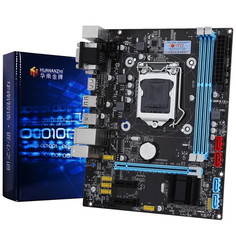 HUNNANZHI B85 M ATX USB3.0 SATA3 PCI E SSD 32G двойные каналы Поддержка DDR3 памяти и Ксеон E3 V3 V4
