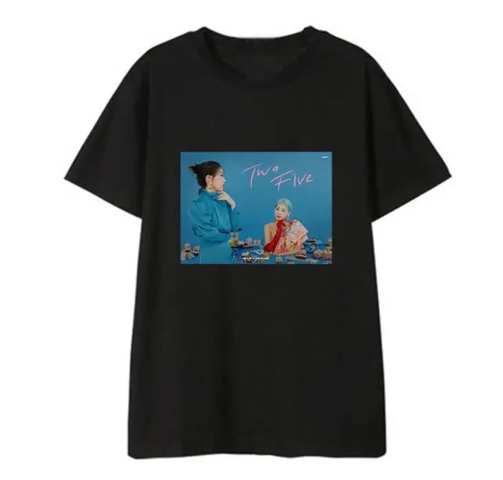 

Summer style kpop bol4 new album two five same photos printing t shirt unisex k-pop o neck short sleeve t-shirt 5 colors