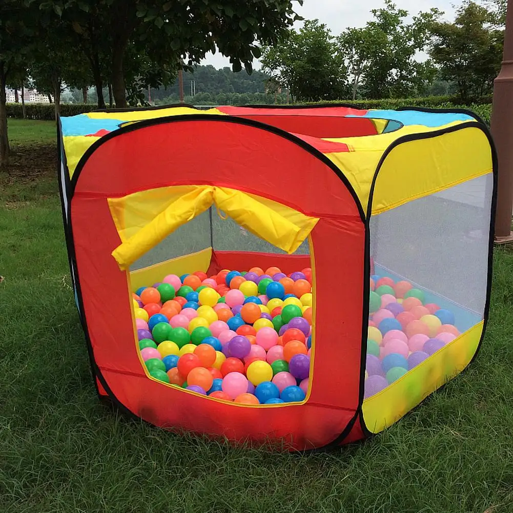 Portable Indoor Kids Baby Children Game Play Toy Tent Ocean Ball Pit Pool Gift 