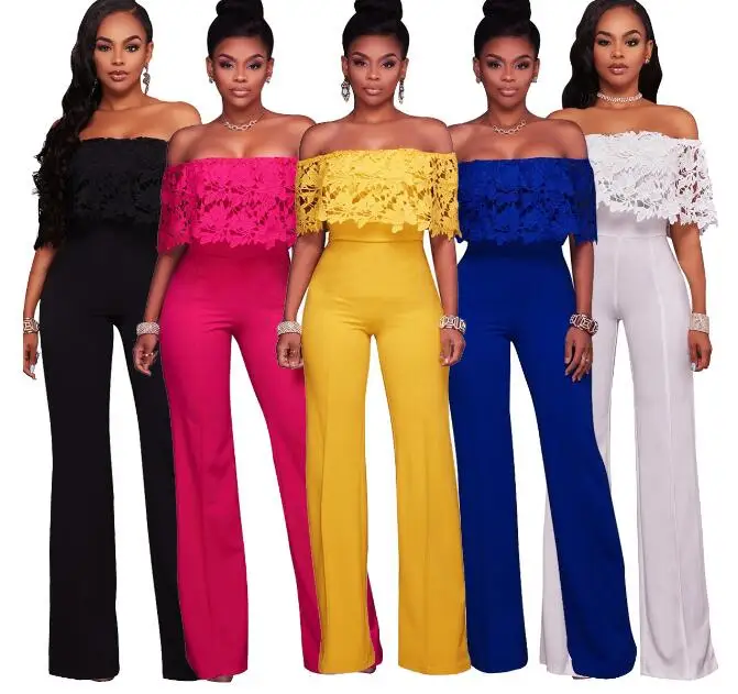 wide leg evening jumpsuit