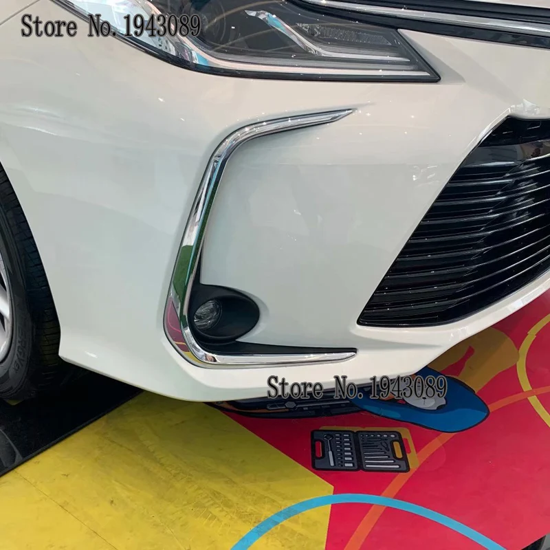 Подходит для Toyota Corolla E210 седан автомобильный Стайлинг ABS передняя противотуманная фара декоративная крышка отделка 2 шт авто аксессуары