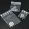 100pcs  Thick Grip Resealable Zip Lock Bags Self Seal Clear Plastic Poly Bag 2