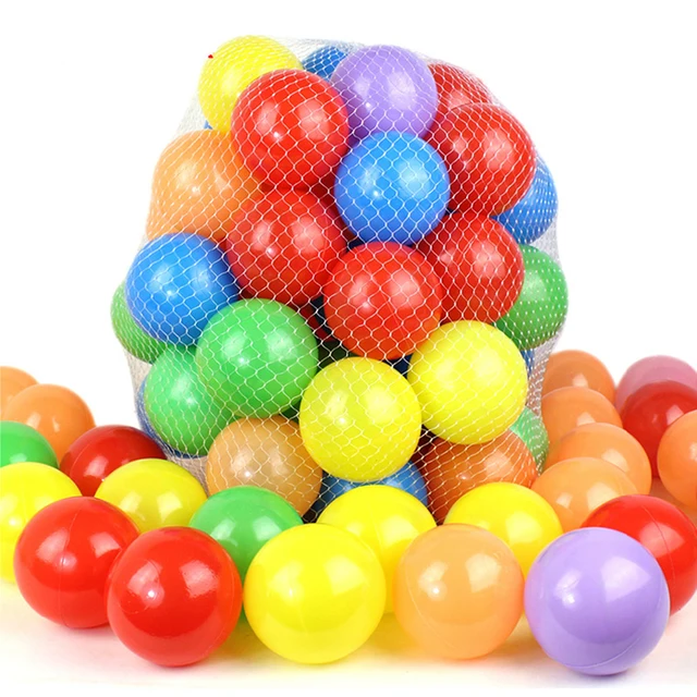 20PCS Baby Toys Ocean Ball 5.5cm Pit Balls Pool For Play Pool Ocean Plastic Water Ball Wave Colorful Soft Pool Dry G9N7 5