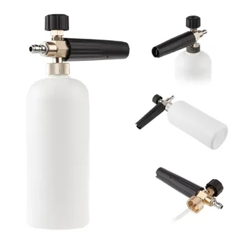 

High Pressure Car Washer 1/4" Quick Adjustable Adapter Releasing Foam Connector Container Bottle Washing Tool For Vehicle Car