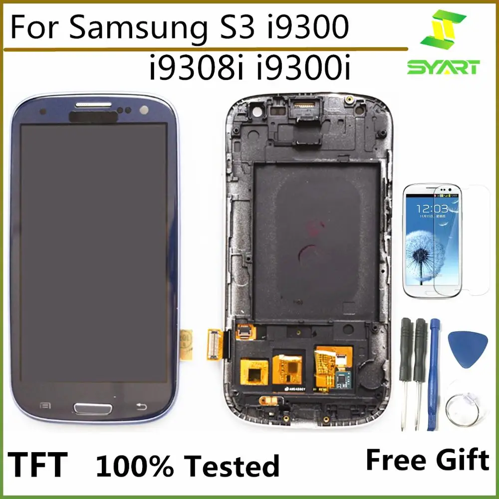 

4.8'' S3 TFT LCD Display LCD Touch Screen Digitizer Assembly With Frame Charging For Samsung Galaxy S3 i9300 i9300i i9308i i9305