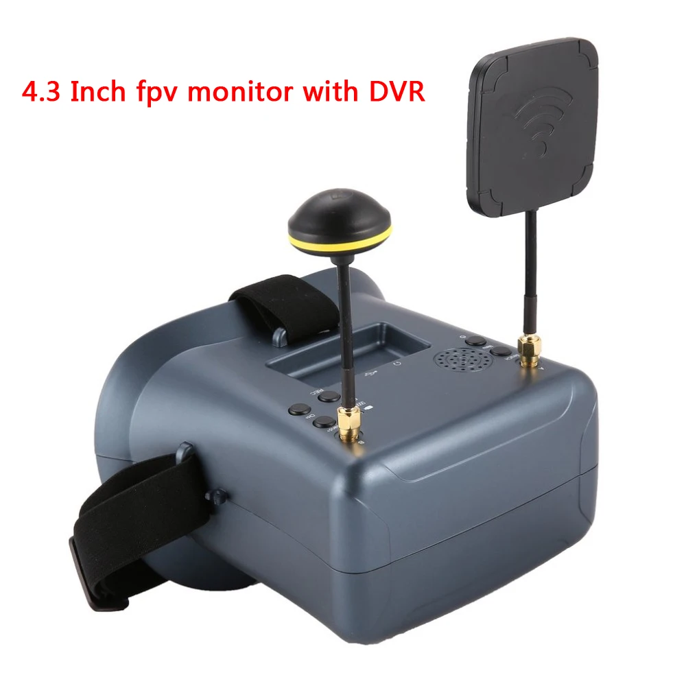 Очки Googles VR 5 8G FPV 40 каналов с аккумулятором 2000 мА DVR для модели RC 92% прозрачные линзы