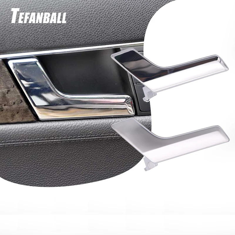 

Front/Rear Left/Right Side Chrome Car Inner Interior Door Handle Repair Kit For Mercedes W204 X204 Trim Cover Car Accessories