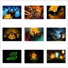 Креативный Хэллоуин привидение ведьма Тыква Печать ковры для гостиной домашний декоративный ковер Хэллоуин вечерние коврики Заказные коврики/ковер