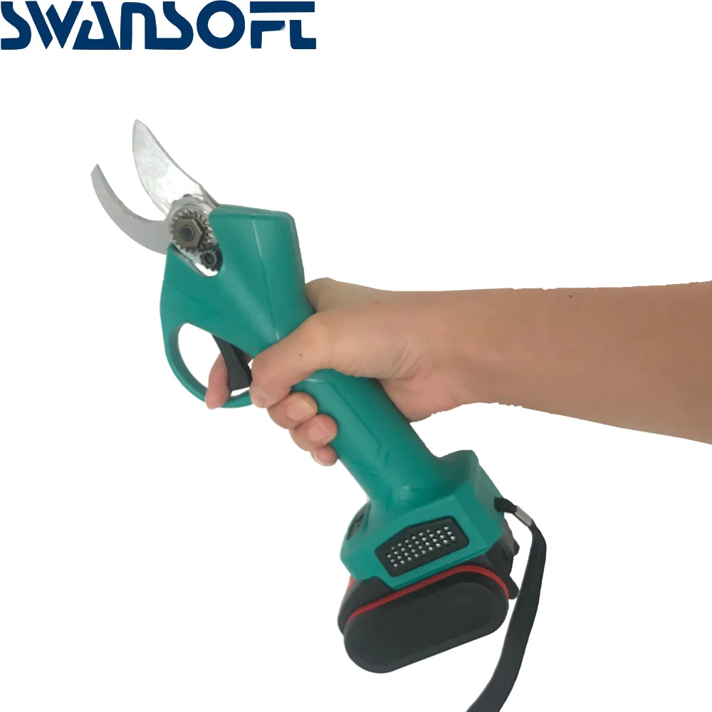 

Cordless Electric Rechargeable Lithium Pruning Shears 0-30mm Secateur Branch Cutter Electric Fruit Pruning Tool Garden Pruner