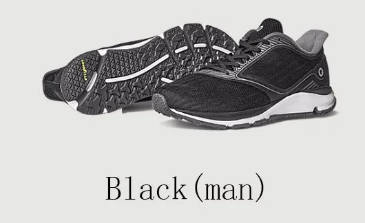 Men Black 43 Xiaomi Mijia Amazfit Antelope уличная спортивная обувь ERC резиновая поддержка смарт чип приложение управление кроссовки для мужчин женщин кроссовки - Цвет: Men Black 43