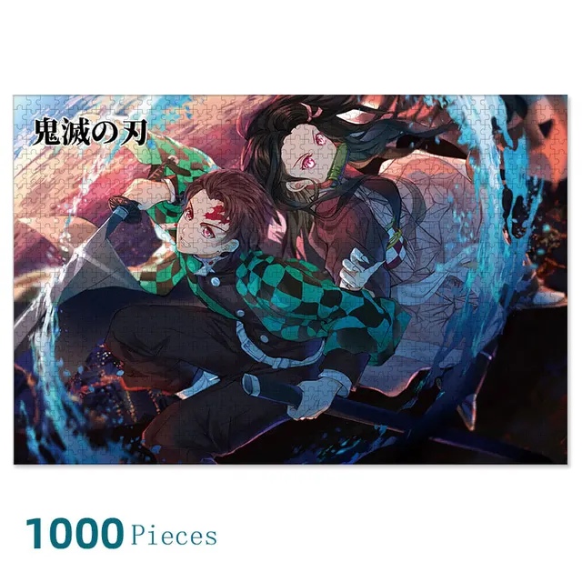 Christmas Gifts 300,500,1000 Pieces Manga Anime Characters Wooden Puzzle Educational Toys Jigsaw Puzzle 1000 Pieces Adult 1-1000 Pieces