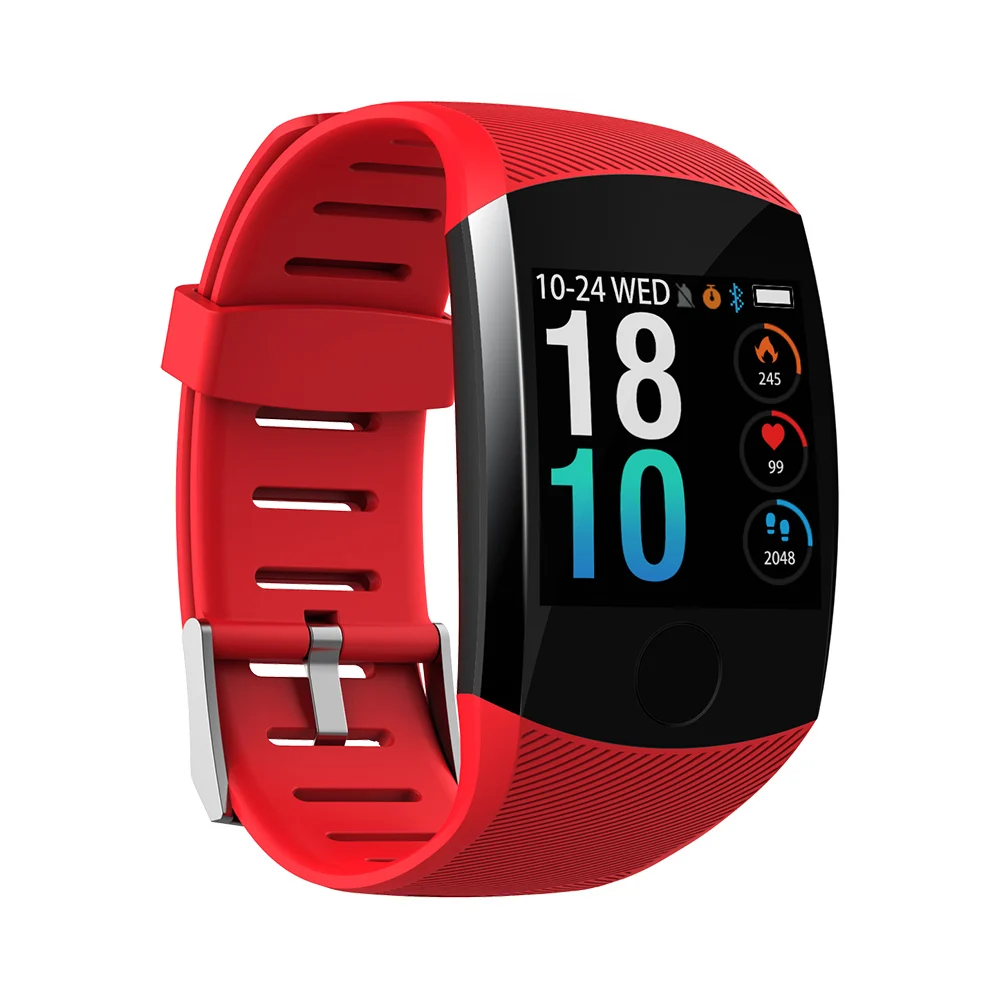 Digital Blood Pressure Monitor Tonometer On Wrist Medical Equipment Waterproof Portable Measuring Pressure Sport Wrist Watch - Цвет: Red
