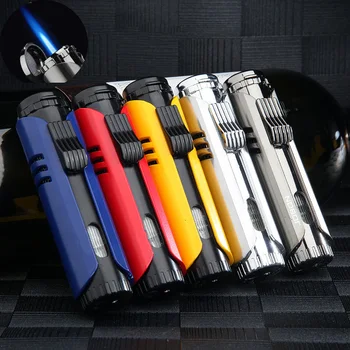 

1300 C Windproof Torch Jet Turbo Gas Lighter Inflatable Torch Butane Lighter Adjustable Cigarette Cigar Lighters Gadgets for Men