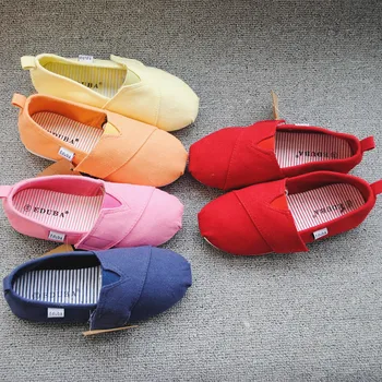 

Girls Loafers Moccasins High Quality Kids Shoes Boys Children's Denim Canvas Shoes Casual Soft Sneaker Baby Toddler Shoes