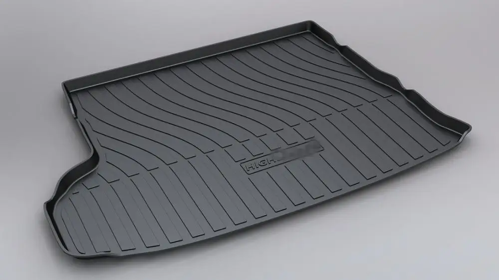 

SJ ALL Weather TPO Car Trunk Mats Tail Boot Cargo Liner Cover Rear Tray Luggage Pad For Toyota HIGHLANDER 5 Seats 2015 2016-2019